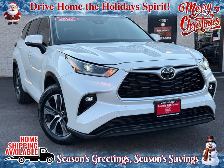 WHITE, 2021 TOYOTA HIGHLANDER Image 