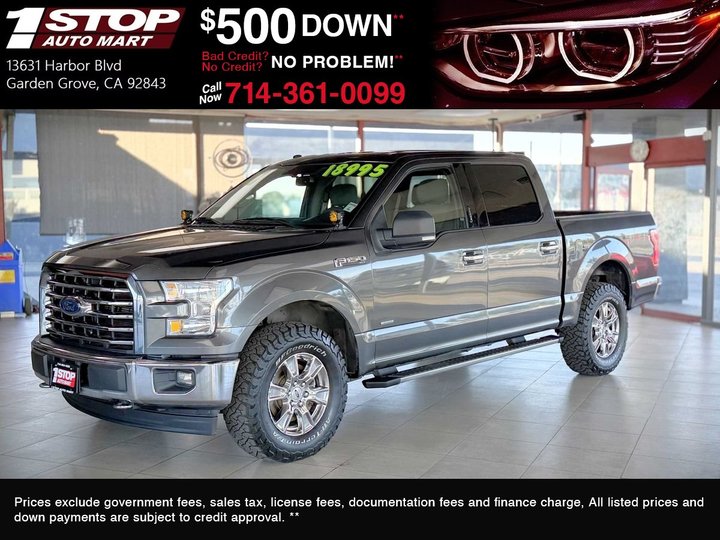 2017 FORD F150 SUPERCREW CAB for sale in GARDEN GROVE