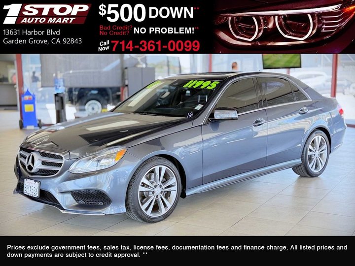 2016 MERCEDES-BENZ E-CLASS for sale in GARDEN GROVE