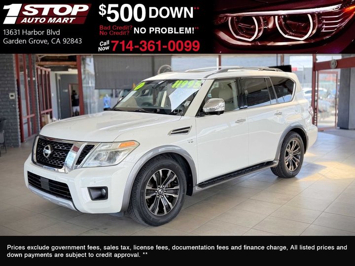 2017 NISSAN ARMADA for sale in GARDEN GROVE
