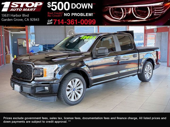 2018 FORD F150 SUPERCREW CAB for sale in GARDEN GROVE