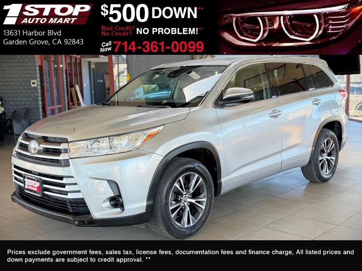 2017 TOYOTA HIGHLANDER for sale in GARDEN GROVE