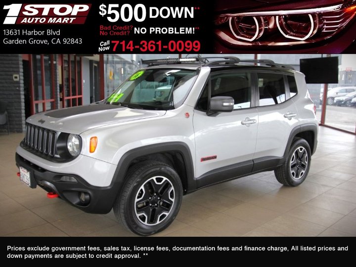 GLACIER METALLIC, 2016 JEEP RENEGADE Image 