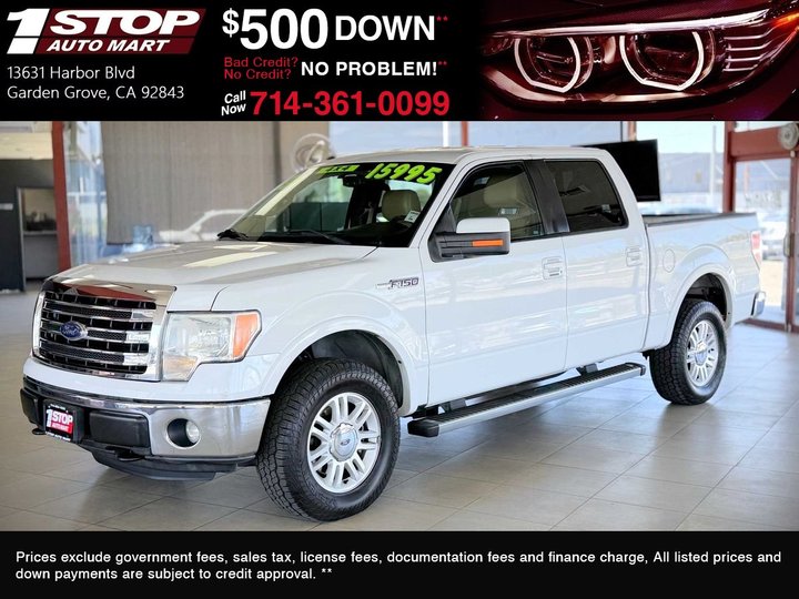 2013 FORD F150 SUPERCREW CAB for sale in GARDEN GROVE