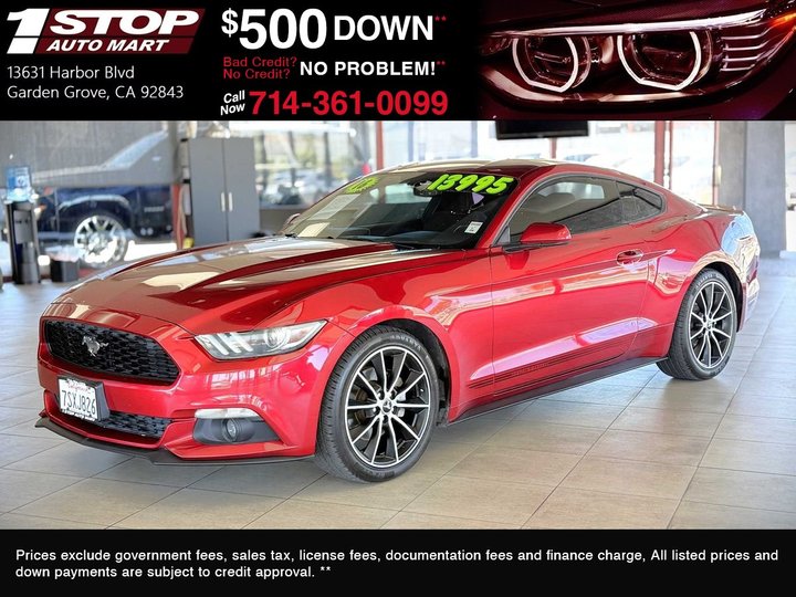 2016 FORD MUSTANG for sale in GARDEN GROVE