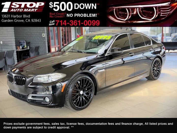 2016 BMW 5 SERIES for sale in GARDEN GROVE