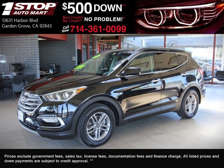 TWILIGHT BLACK, 2017 HYUNDAI SANTA FE SPORT Image 
