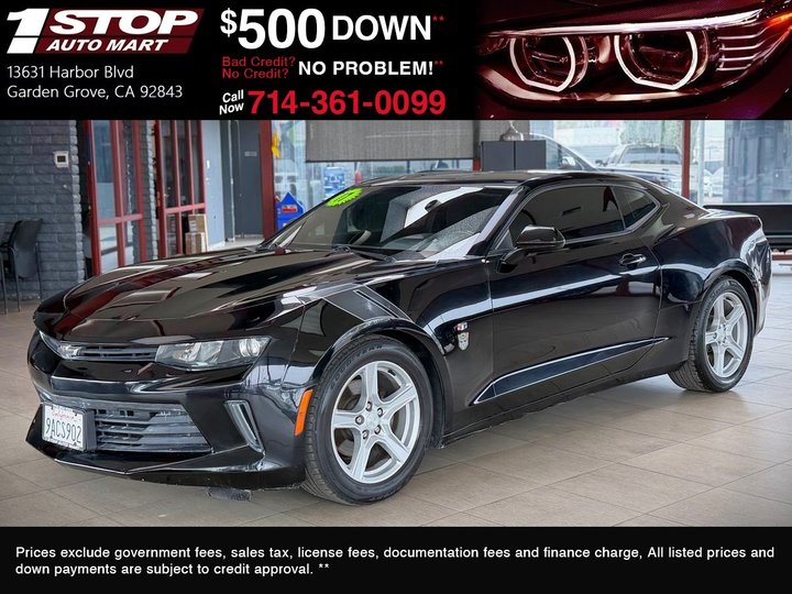 BLACK, 2017 CHEVROLET CAMARO Image 