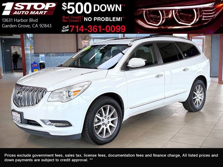WHITE, 2017 BUICK ENCLAVE Image 