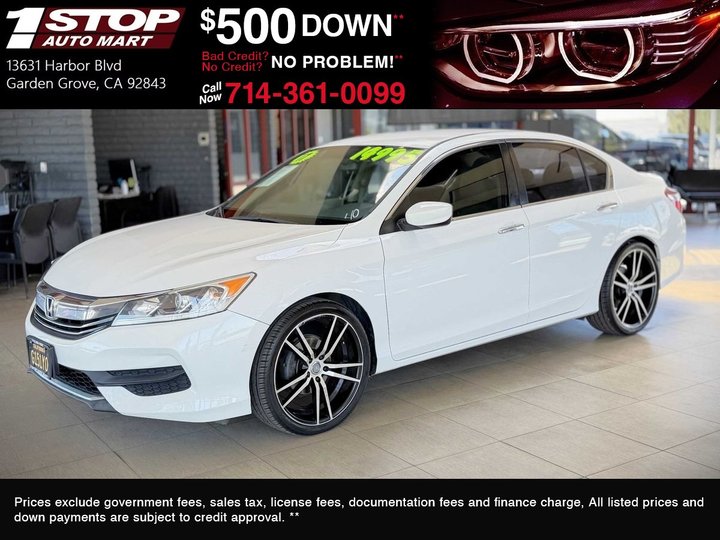2017 HONDA ACCORD for sale in GARDEN GROVE