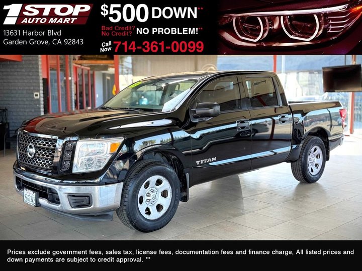 2017 NISSAN TITAN CREW CAB for sale in GARDEN GROVE