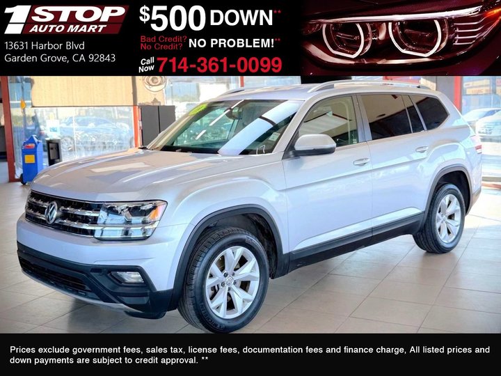 2019 VOLKSWAGEN ATLAS for sale in GARDEN GROVE