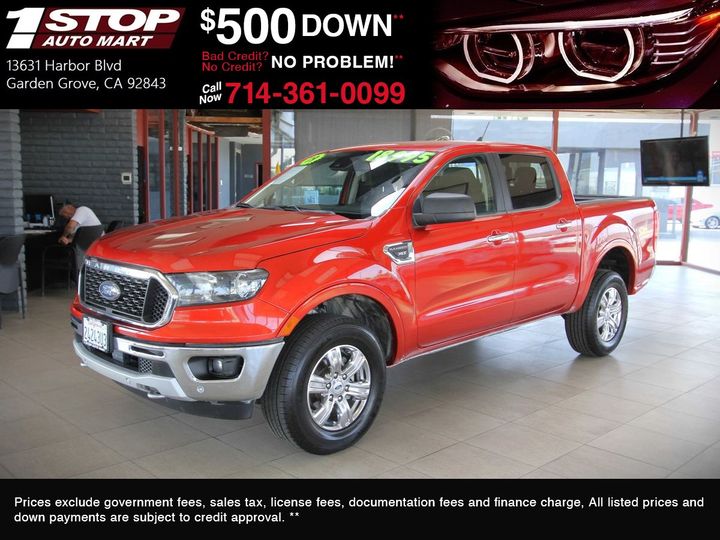 RED, 2019 FORD RANGER SUPERCREW Image 