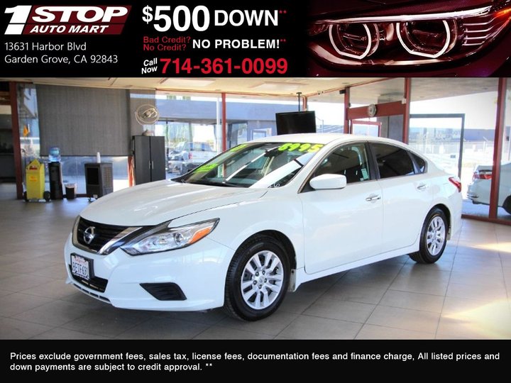 PEARL WHITE, 2018 NISSAN ALTIMA Image 
