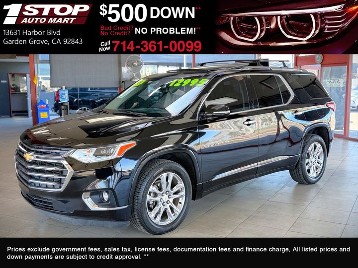 BLACK, 2019 CHEVROLET TRAVERSE Image 