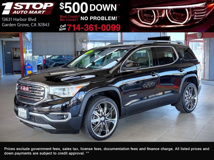 BLACK, 2017 GMC ACADIA Image 