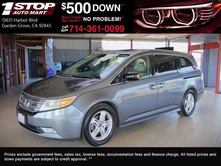 ALABASTER SILVER METALLIC, 2013 HONDA ODYSSEY Image 
