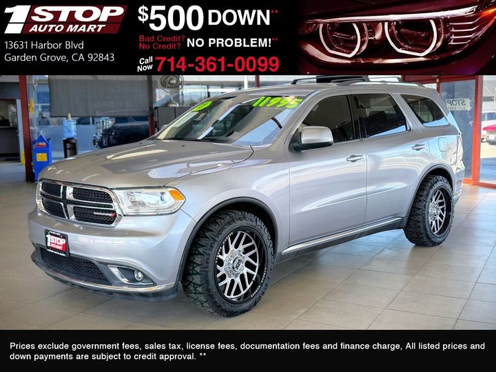 2017 DODGE DURANGO for sale in GARDEN GROVE