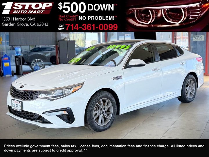 SNOW WHITE PEARL, 2020 KIA OPTIMA Image 