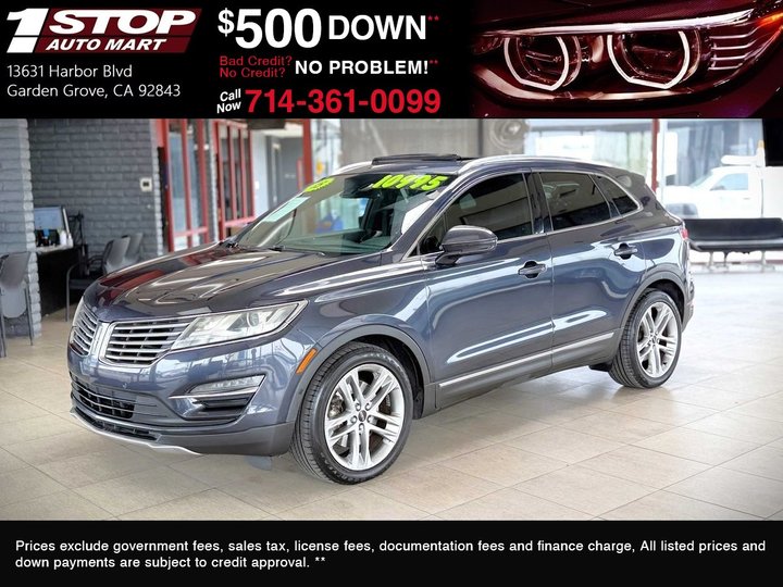 2015 LINCOLN MKC for sale in GARDEN GROVE