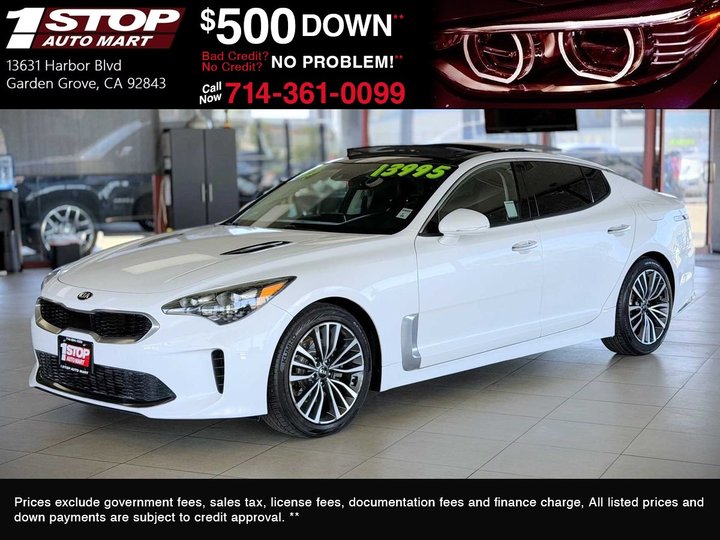 2018 KIA STINGER for sale in GARDEN GROVE