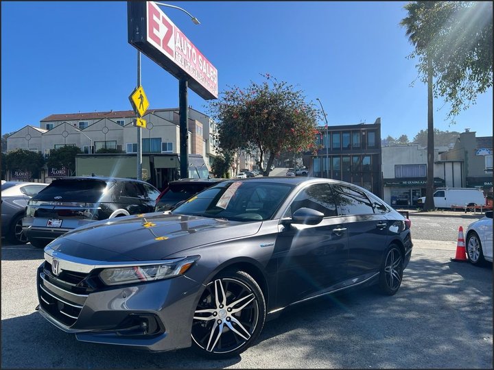 2021 HONDA ACCORD HYBRID for sale in DALY CITY