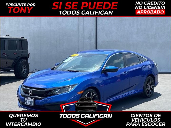 2020 HONDA CIVIC for sale in GARDEN GROVE