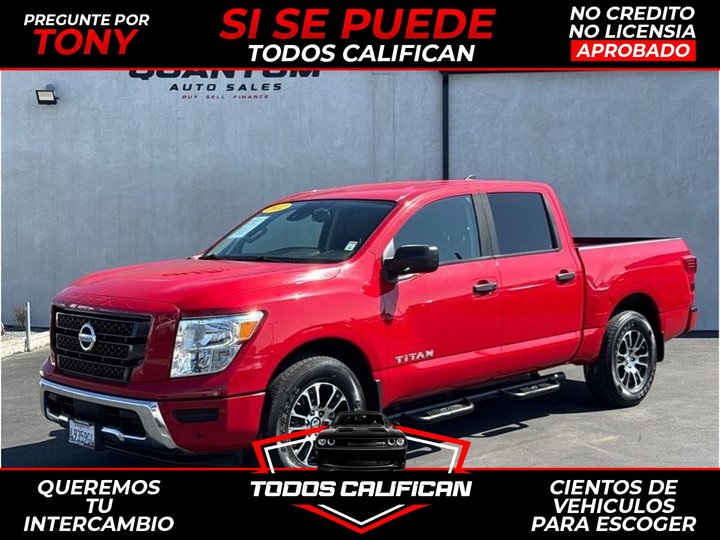 2022 NISSAN TITAN CREW CAB for sale in GARDEN GROVE