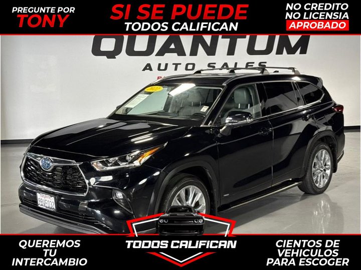 2022 TOYOTA HIGHLANDER HYBRID for sale in GARDEN GROVE