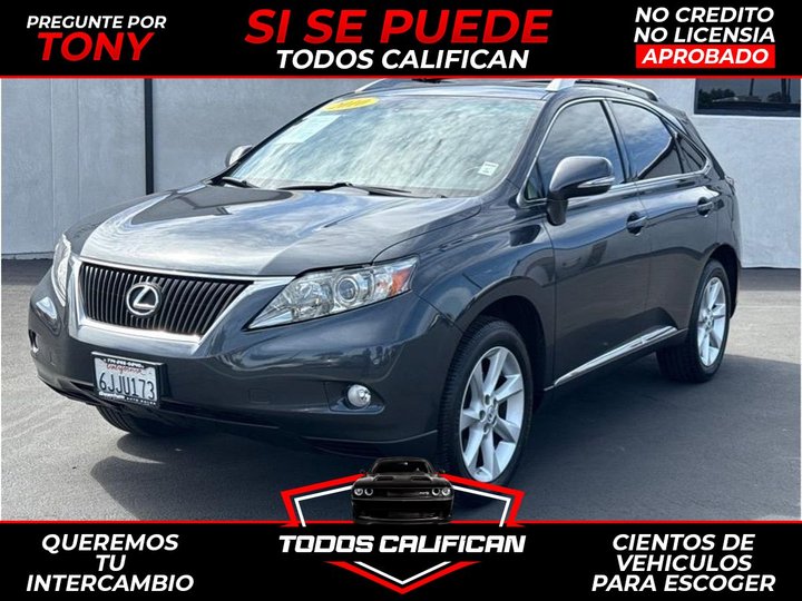 2010 LEXUS RX for sale in GARDEN GROVE