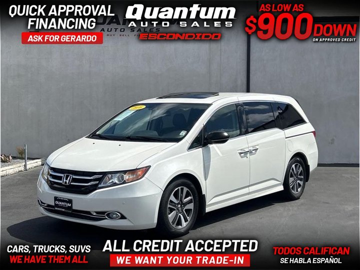 2016 HONDA ODYSSEY for sale in ESCONDIDO