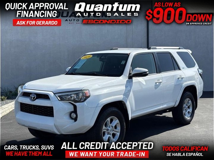 2019 TOYOTA 4RUNNER for sale in ESCONDIDO