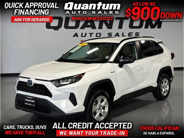 2021 TOYOTA RAV4 HYBRID for sale in ESCONDIDO