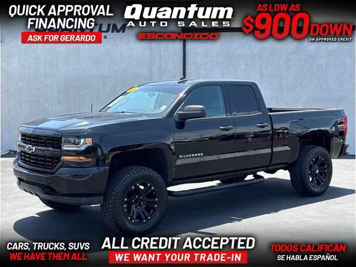 2018 CHEVROLET SILVERADO 1500 DOUBLE CAB for sale in ESCONDIDO