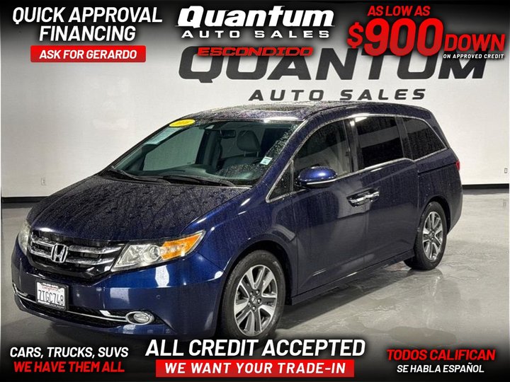 2016 HONDA ODYSSEY for sale in ESCONDIDO