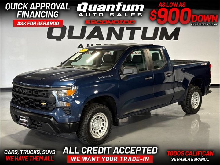 2022 CHEVROLET SILVERADO 1500 DOUBLE CAB for sale in ESCONDIDO