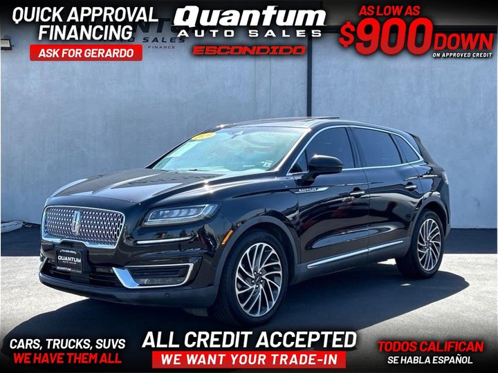 2020 LINCOLN NAUTILUS for sale in ESCONDIDO