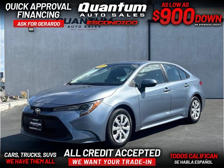 2022 TOYOTA COROLLA for sale in ESCONDIDO