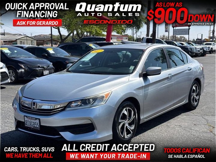 2017 HONDA ACCORD for sale in ESCONDIDO