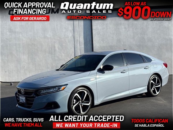 2022 HONDA ACCORD HYBRID for sale in ESCONDIDO
