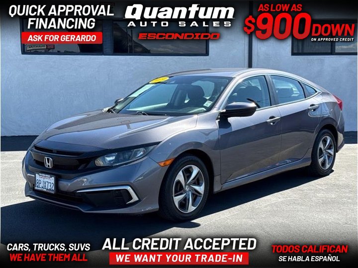 2019 HONDA CIVIC for sale in ESCONDIDO