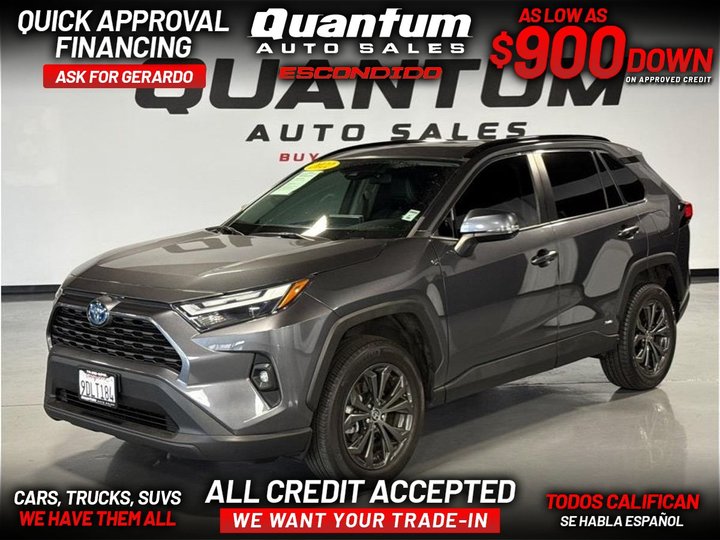 2022 TOYOTA RAV4 HYBRID for sale in ESCONDIDO