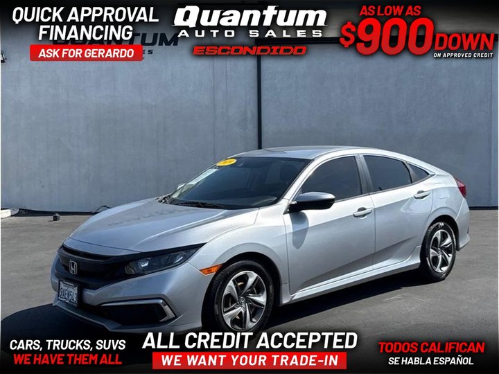 2019 HONDA CIVIC for sale in ESCONDIDO