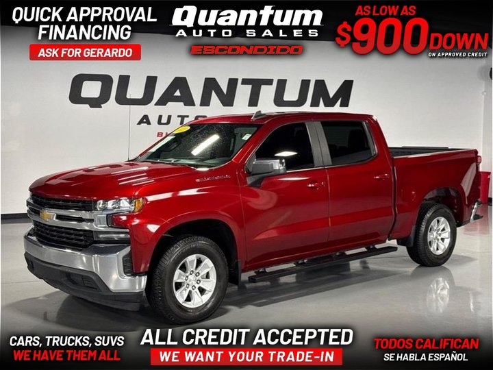 2021 CHEVROLET SILVERADO 1500 CREW CAB for sale in ESCONDIDO