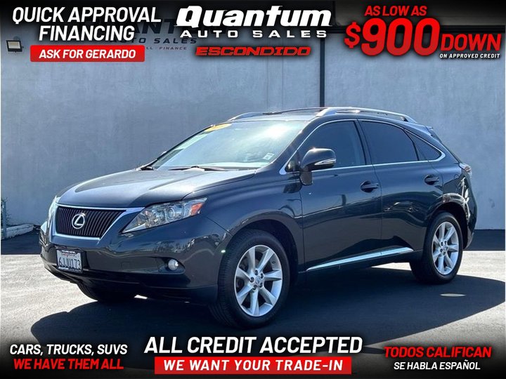 2010 LEXUS RX for sale in ESCONDIDO