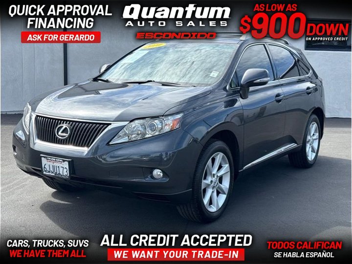 2010 LEXUS RX for sale in ESCONDIDO