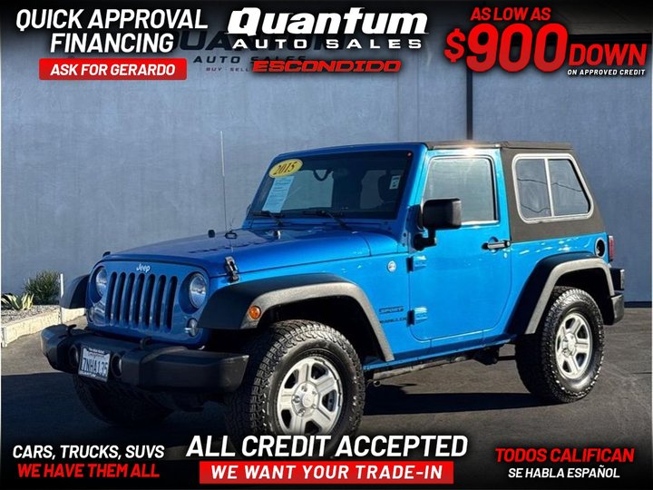 2015 JEEP WRANGLER for sale in ESCONDIDO