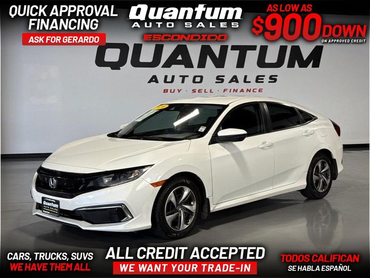 2020 HONDA CIVIC for sale in ESCONDIDO