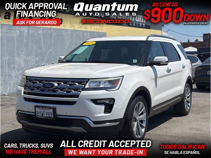 2019 FORD EXPLORER for sale in ESCONDIDO