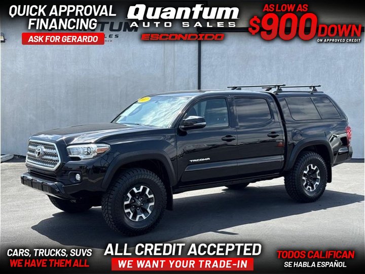 2017 TOYOTA TACOMA DOUBLE CAB for sale in ESCONDIDO